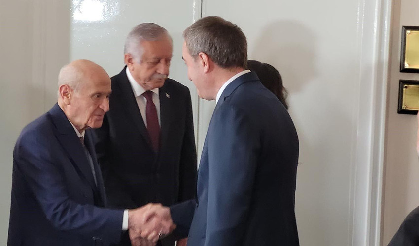 DEM Parti MHP'yi ziyaret etti; ilk açıklama DEM'den geldi.. - Resim: 2