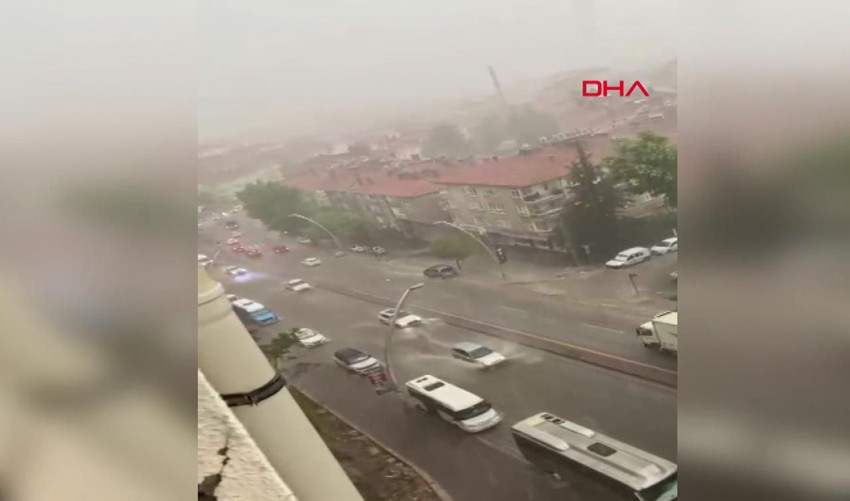 Ankara'yı yaz ortasında sel aldı: Yollar göle döndü - Resim: 3