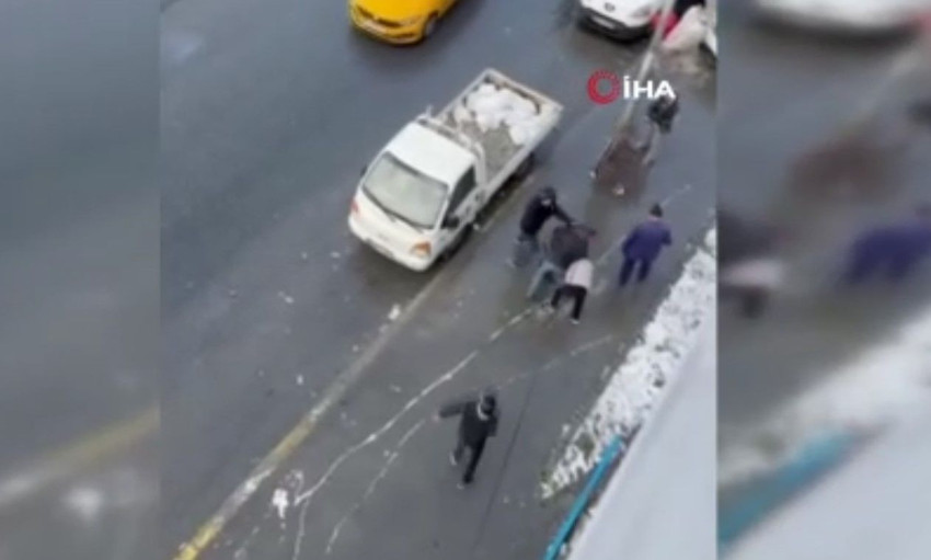 İstanbul'da kar eğlencesinin dozu kaçtı; ortalık karıştı - Resim: 3