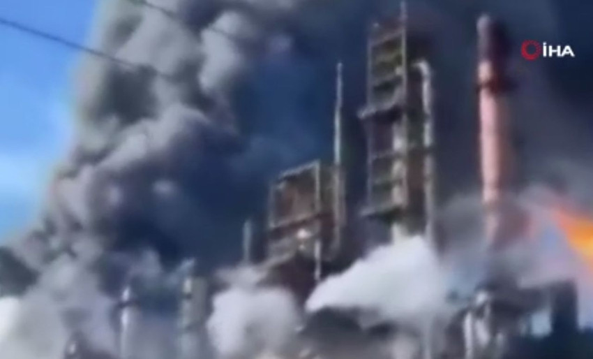 ABD'nin dev petrol rafinerisinde büyük patlama! Alevler göğe yükseldi! - Resim: 3