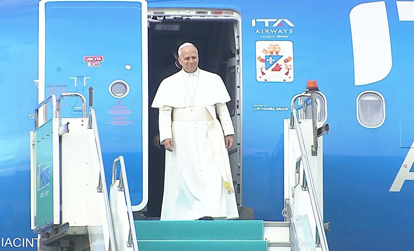 Papa 14'üncü Leo, Ankara'da! İşte tarihi ziyaretten ilk kareler - Resim: 1