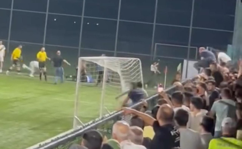 Köyler arasında futbol turnuvasında saha karıştı! - Resim: 3