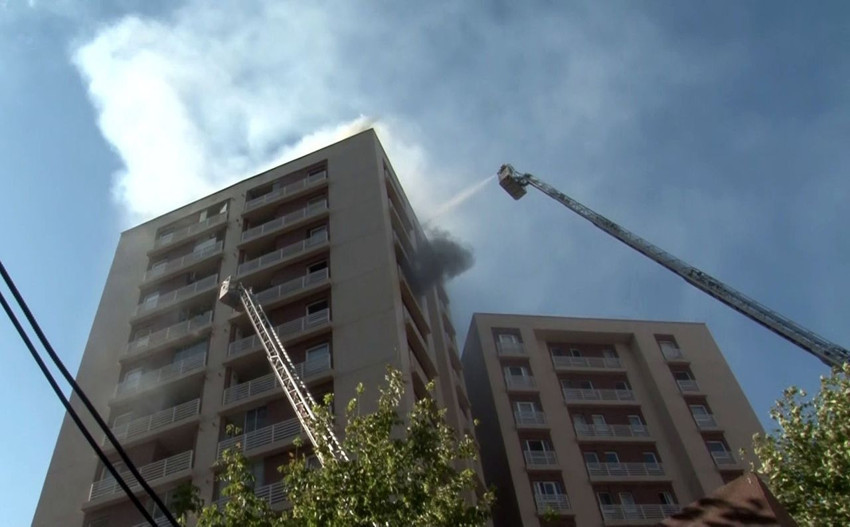 İstanbul'da 15 katlı apartmanda yangın paniği! - Resim: 4