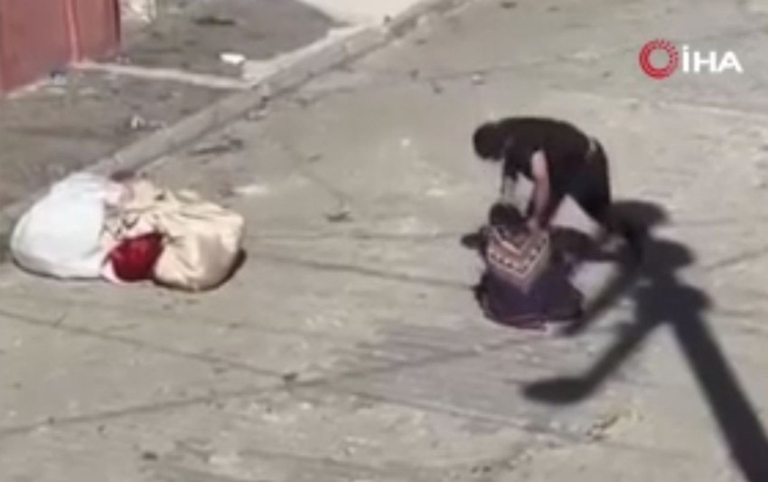 Yabancı uyruklu psikopat eşini sokak ortasında bayıltana kadar dövdü - Resim: 3