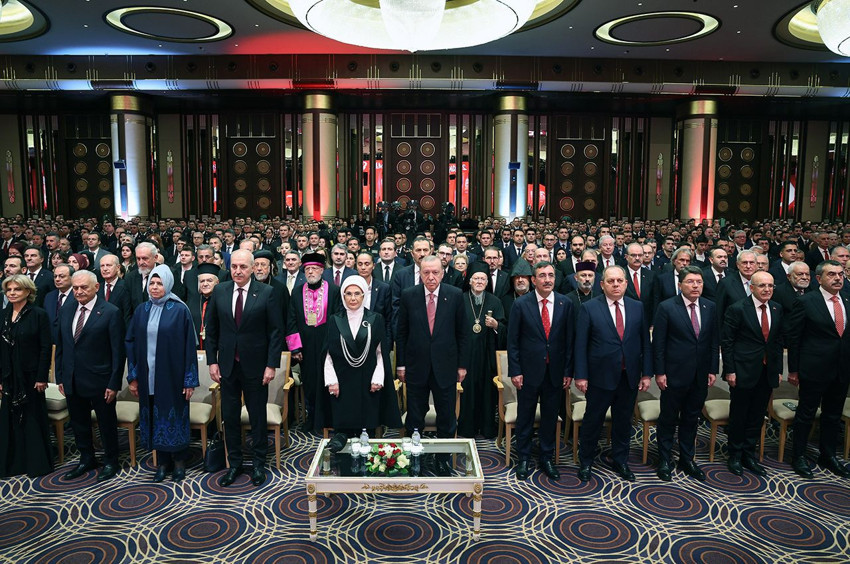 Bahçeli Anıtkabir'in ardından Cumhurbaşkanlığı Külliyesi'ndeki resepsiyonda da yoktu - Resim: 4