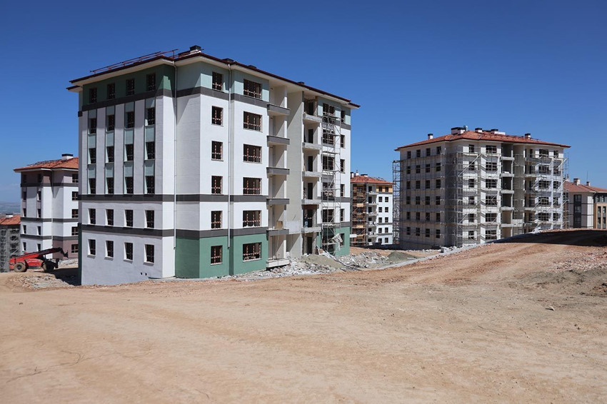 Asrın felaketinin ardından inşaatı hala süren kalıcı konutların son hali görüntülendi - Resim: 4