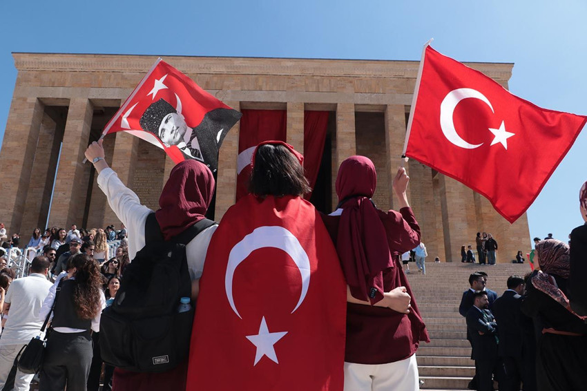 Millet Ata'sına koştu! Anıtkabir'de 19 Mayıs coşkusu - Resim: 3