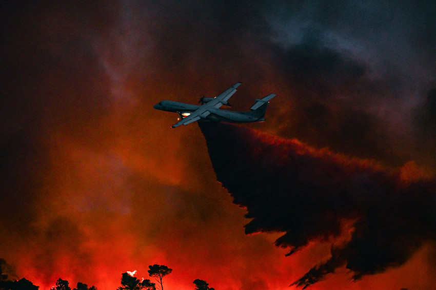 Fransa'da 1949'dan bu yana çıkan en büyük orman yangınıyla mücadele sürüyor - Resim: 4