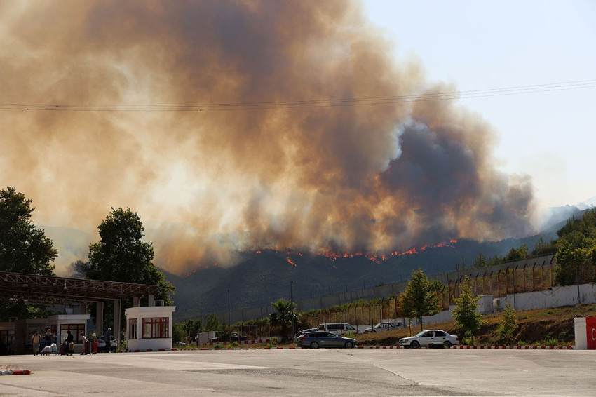 Suriye'de çıkan orman yangını Türkiye’ye sıçradı - Resim: 3