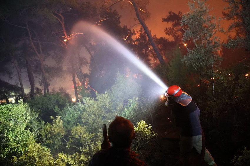Maviyle yeşilin buluştuğu Türkiye'nin cenneti orman yangınında kömür karasına döndü - Resim: 4