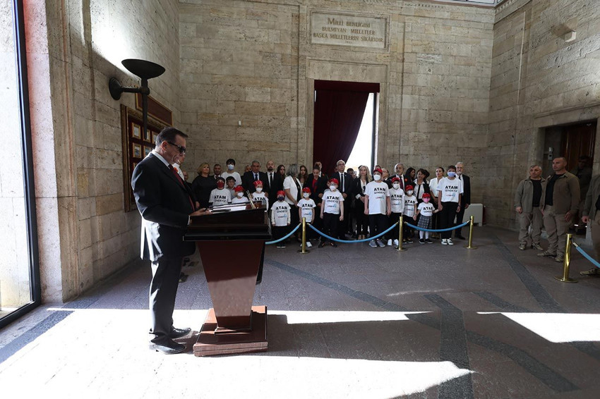 Anıtkabir’e 100 bin kişilik ziyaretten duygulandıran görüntüler - Resim: 3