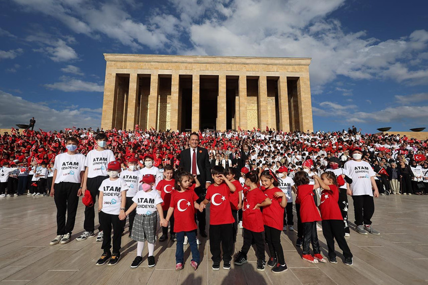Anıtkabir’e 100 bin kişilik ziyaretten duygulandıran görüntüler - Resim: 4