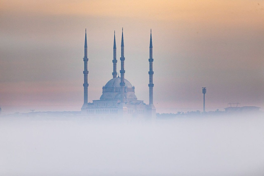Sis bir şehrimizi yuttu, geriye sadece camilerin minareleri kaldı... - Resim: 1