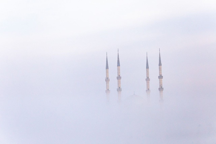 Sis bir şehrimizi yuttu, geriye sadece camilerin minareleri kaldı... - Resim: 3