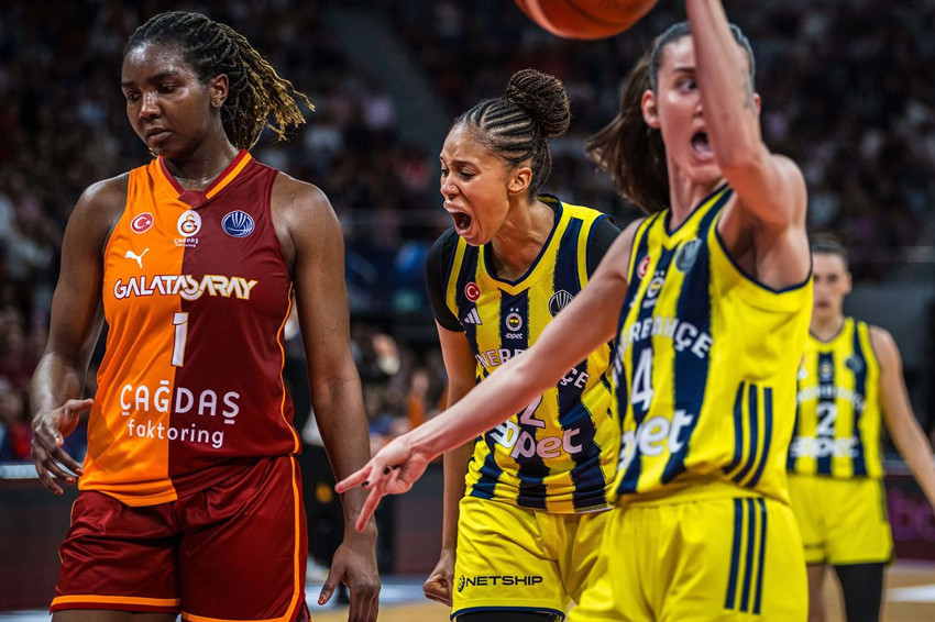 EuroLeague Women finalinde Türk derbisinde Fenerbahçe, Galatasaray’ı devirerek şampiyon oldu! - Resim: 4