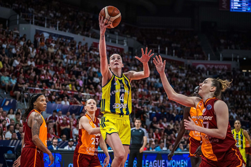 EuroLeague Women finalinde Türk derbisinde Fenerbahçe, Galatasaray’ı devirerek şampiyon oldu! - Resim: 3