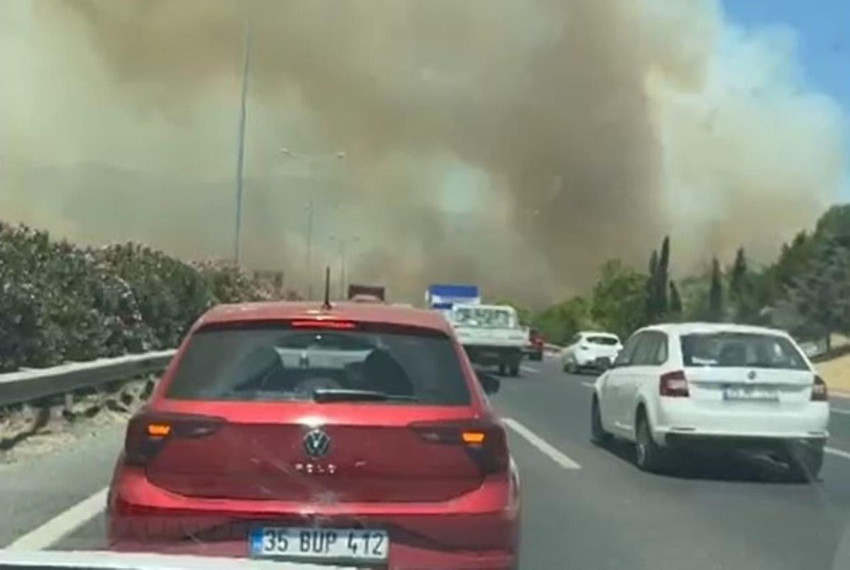 Manisa'da korkutan yangın: Alevler İzmir-İstanbul Otoyolu'na ulaştı - Resim: 2
