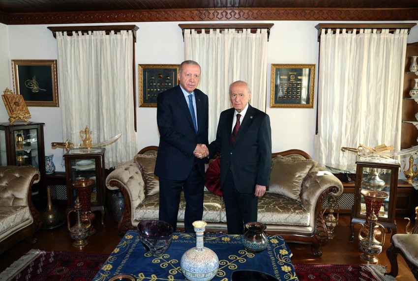 Ankara'da sürpriz zirve: Erdoğan, Bahçeli'yi evinde ziyaret etti - Resim: 3