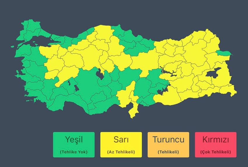 Türkiye nisan ayında kışı yaşıyor: Çok sayıda kente sarı kodlu uyarı! - Resim: 4