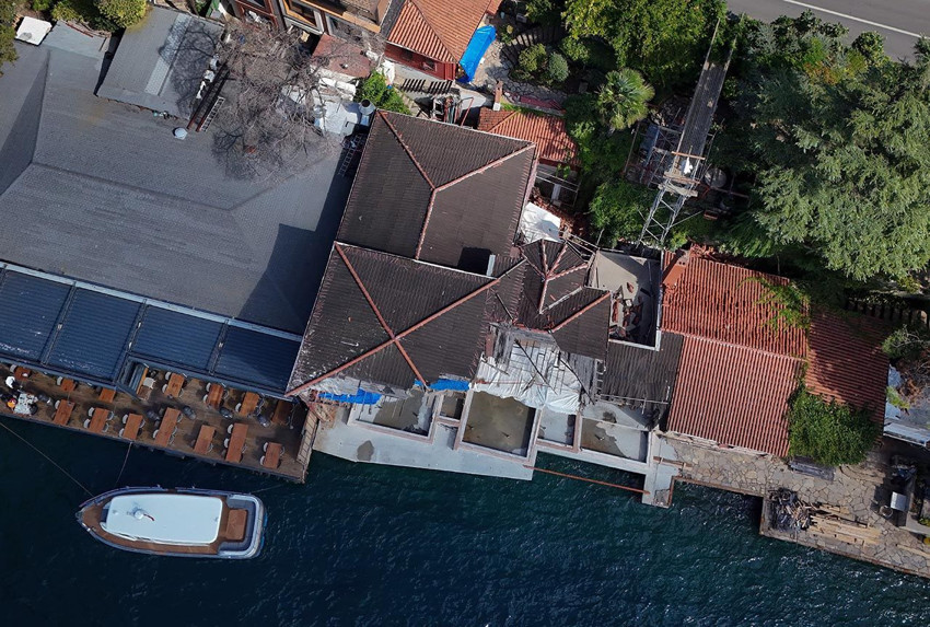 İstanbul Boğazı'nda geminin yıktığı 346 yıllık yalının son hali görüntülendi - Resim: 2