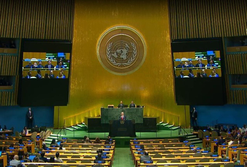 BM kürsüsüne çıkan Netanyahu'ya soğuk duş! Boş salona konuştu - Resim: 4