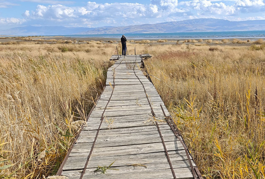 Van Gölü'ndeki su çekilmesinin boyutu bu fotoğraflarla ortaya çıktı - Resim: 3