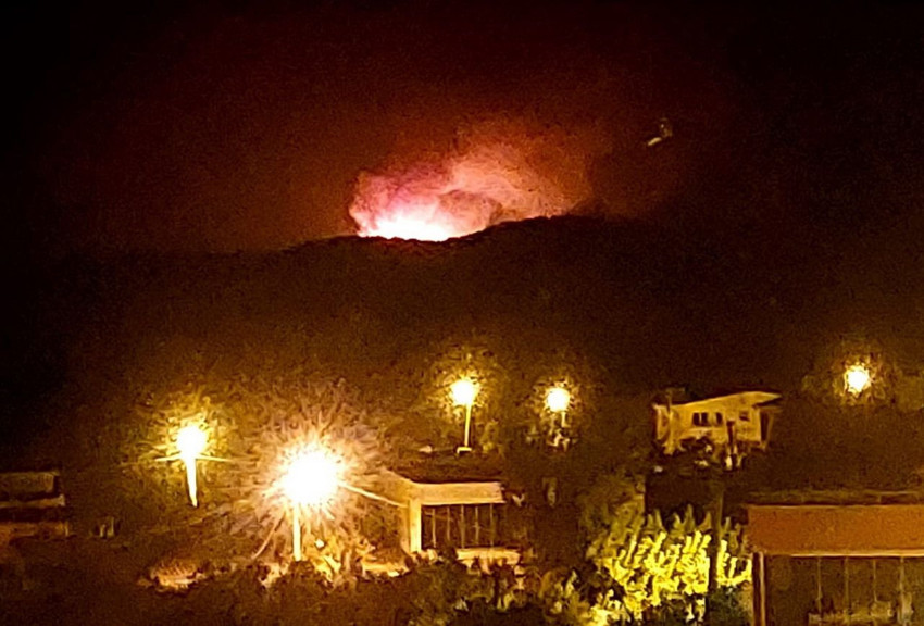 Çanakkale Bayramiç'te büyük orman yangını - Resim: 1