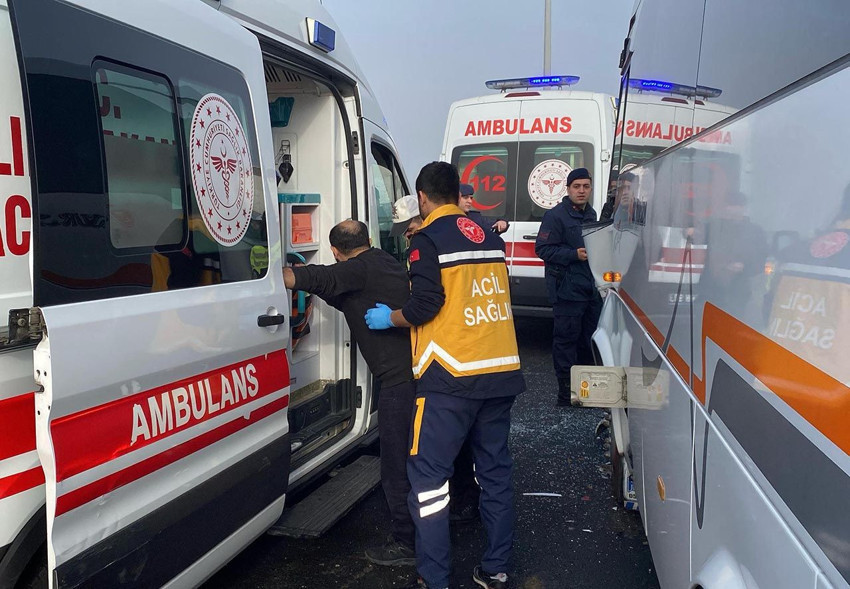 Tekirdağ'da ''sis'' kazası: Yaralılar var - Resim: 4