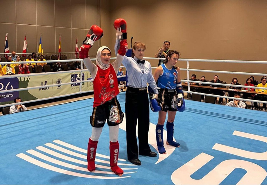 Bitlisli Özlem Melek Korkmaz, Brezilya'daki Dünya Muaythai Şampiyonası'nda Altın Madalya Kazandı - Resim: 2