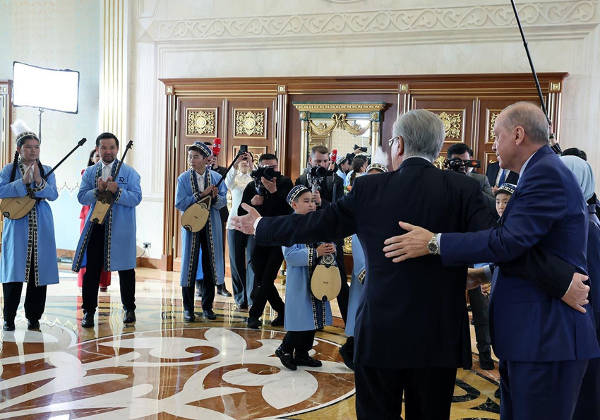 Cumhurbaşkanı Erdoğan'a Kazakistan'da "Dombra" sürprizi - Resim: 4