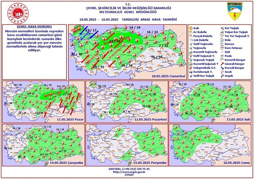 Meteoroloji'den peş peşe uyarı: Sağanak ve fırtına geliyor! - Resim: 4