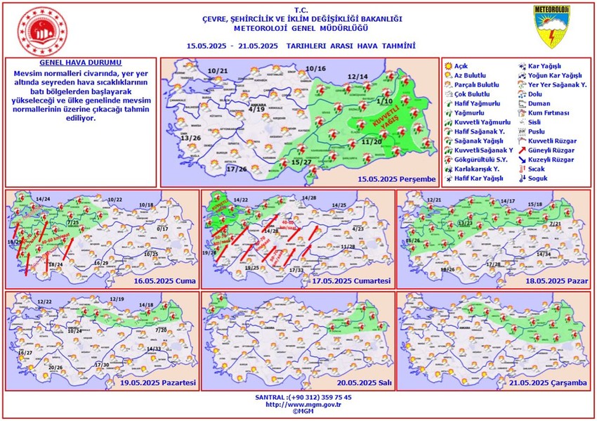 19 Mayıs'la birlikte 3 güne çıkan hafta sonunun hava durumu belli oldu - Resim: 4