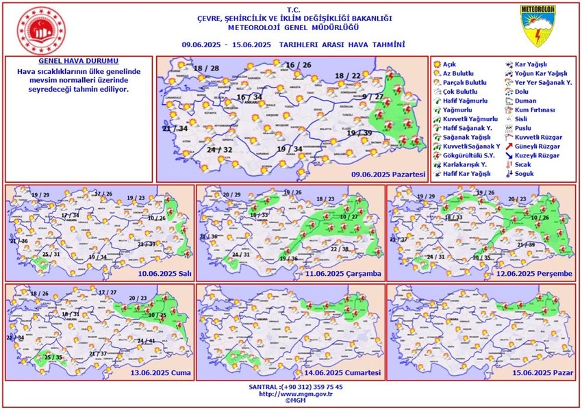 Meteoroloji il il açıkladı: Sağanak yağış geri dönüyor - Resim: 3