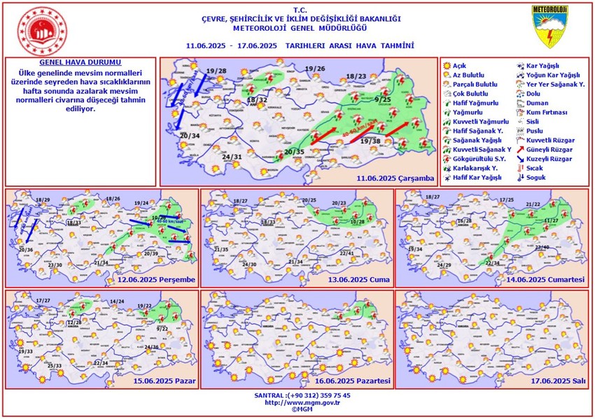 Hava durumu raporu açıklandı: Bir yanda aşırı sıcaklar, diğer yanda yağmur var... - Resim: 3