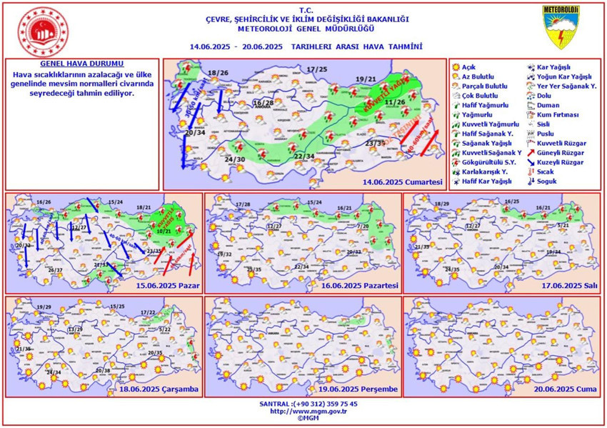 Meteoroloji açıkladı: Hava serinliyor, yaz yağmuru geliyor! - Resim: 4