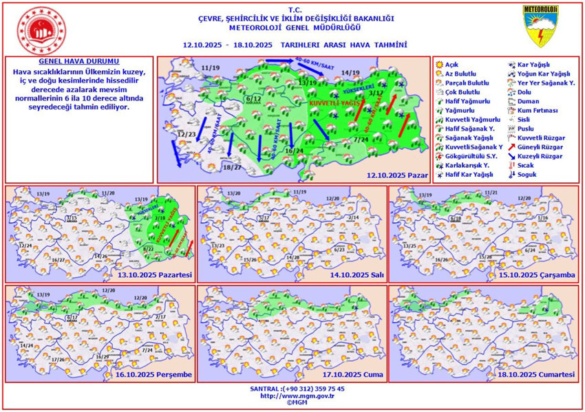 Hava sıcaklıkları artıyor, ancak kuvvetli sağanak yağışlar devam edecek - Resim: 4