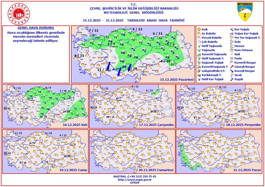 Önce kar vuracak ardından güneş yüzünü gösterecek! - Resim: 4
