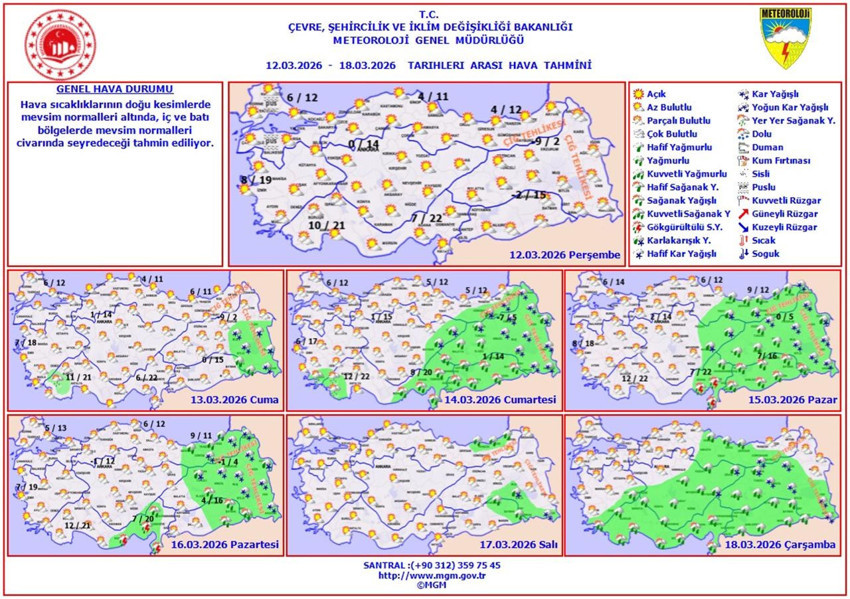 Bahar havasına mola! Soğuk ve kar yağışı geri dönüyor - Resim: 4