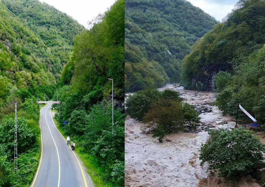 Karadeniz'de selden öncesi ve sonrası böyle görüntülendi - Resim: 4