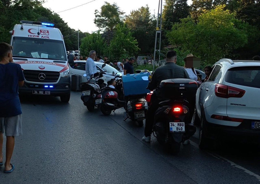 İstanbul'da 2 araç kafa kafaya çarpıştı, 2 aylık minik bebek öldü! - Resim: 2