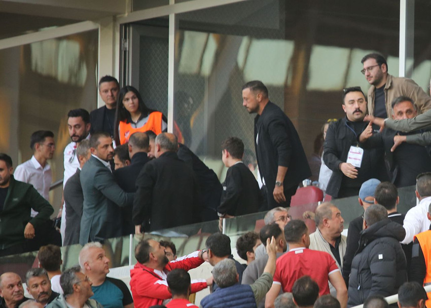 Kulüp başkanı maçın son dakikasında taraftarla tartıştı; polis müdahe etmek zorunda kaldı - Resim: 2