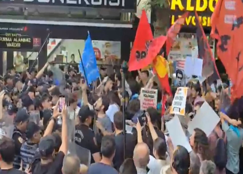 Ankara’da İsrail protestosuna polis müdahalesi: Gözaltılar var! - Resim: 2