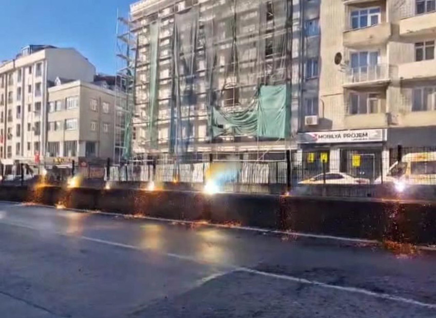 İstanbul'da tramvay hattında korkutan patlama - Resim: 1