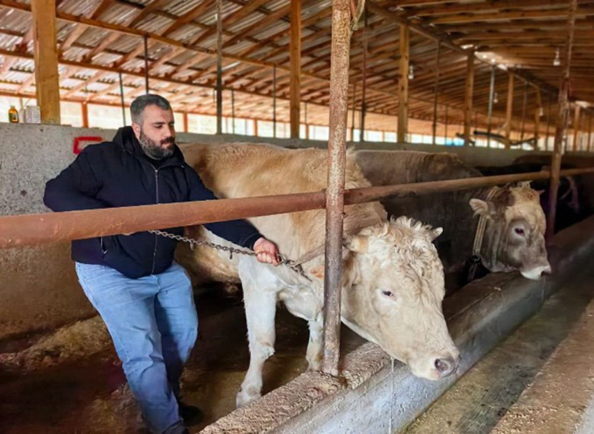 Kurban pazarındaki 1,1 tonluk devi gören gözlerine inanamadı - Resim: 3