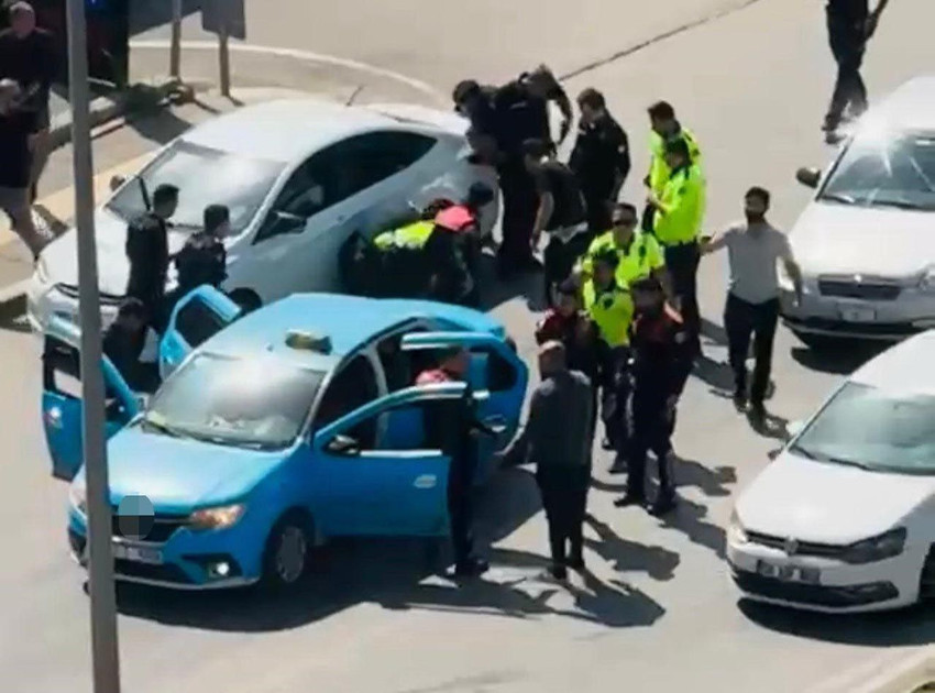 Gaziantep'te film gibi kovalamaca: Taksiciyi rehin alıp polisle çatışan sevgilier dehşet saçtı! - Resim: 2