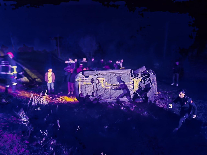 Yola çıkan domuz sürüsü kazaya yol açtı: Yaralılar var - Resim: 1