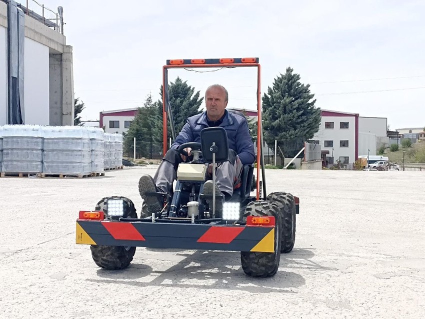 Ankaralı oto-elektrik ustası kendi go-kart aracını üretmeyi başardı - Resim: 2