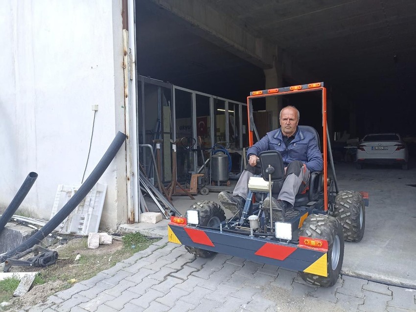 Ankaralı oto-elektrik ustası kendi go-kart aracını üretmeyi başardı - Resim: 3