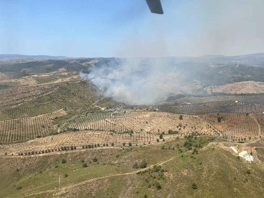 İzmir Seferihisar'da korkutan yangın - Resim: 1