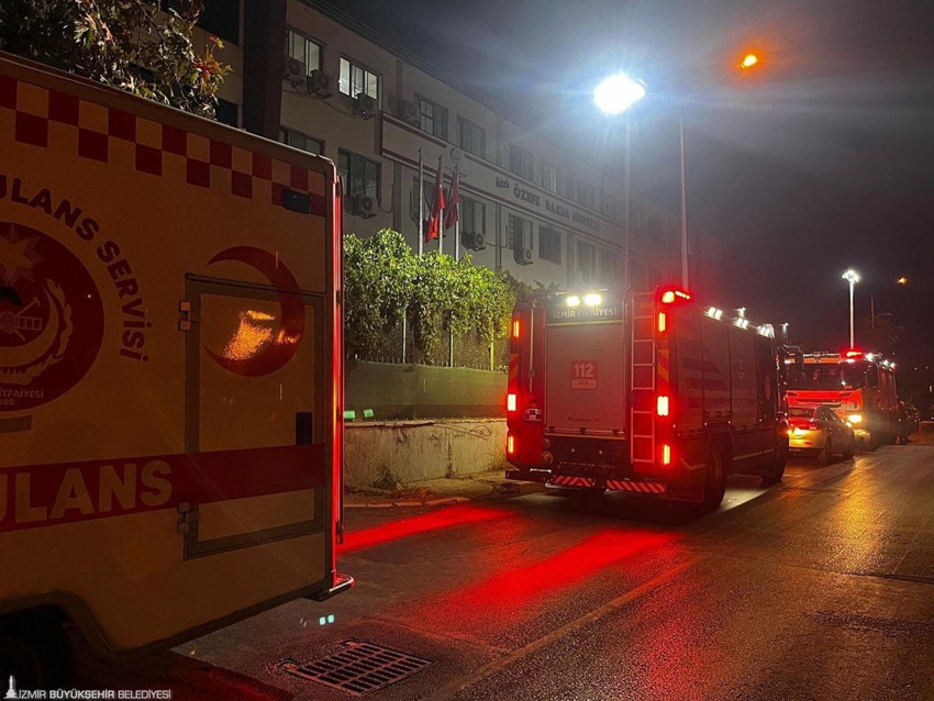 İzmir'de engelli bakımevinde büyük yangın: Engelli vatandaşlar tahliye edildi - Resim: 2